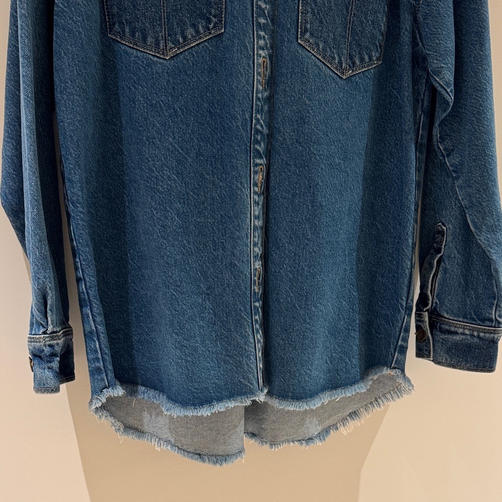Spell Classic Blue Denim Shirt Jacket - Picture 4 of 5